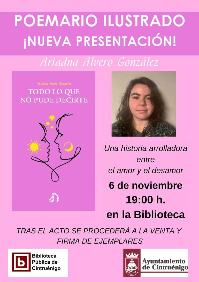 Presentación del libro ‘Todo lo que no pude decirte’ de Ariadna Alvero González