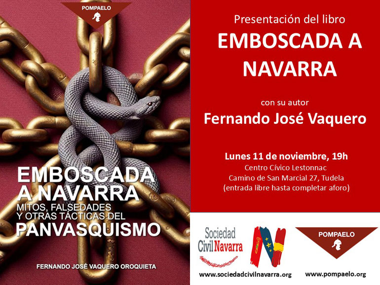 Presentación del libro ‘Emboscada a Navarra’ de Fernando José Vaquero