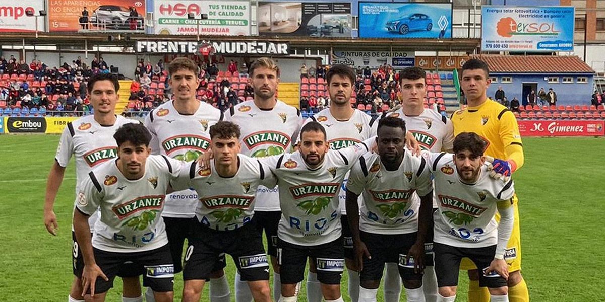 El CD Tudelano empató a uno en Teruel
