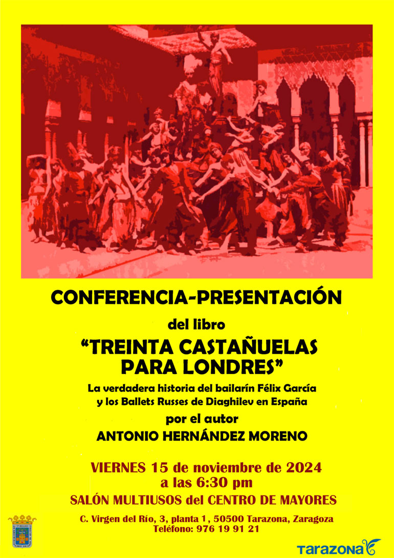 Presentación del libro ‘Treinta castañuelas para Londres’