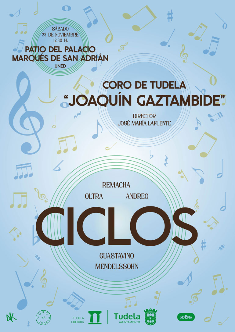 Concierto ‘Ciclos’ del Coro de Tudela Joaquín Gaztambide
