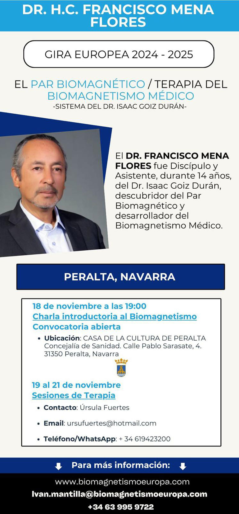 Charla introductoria al Biomagnetismo