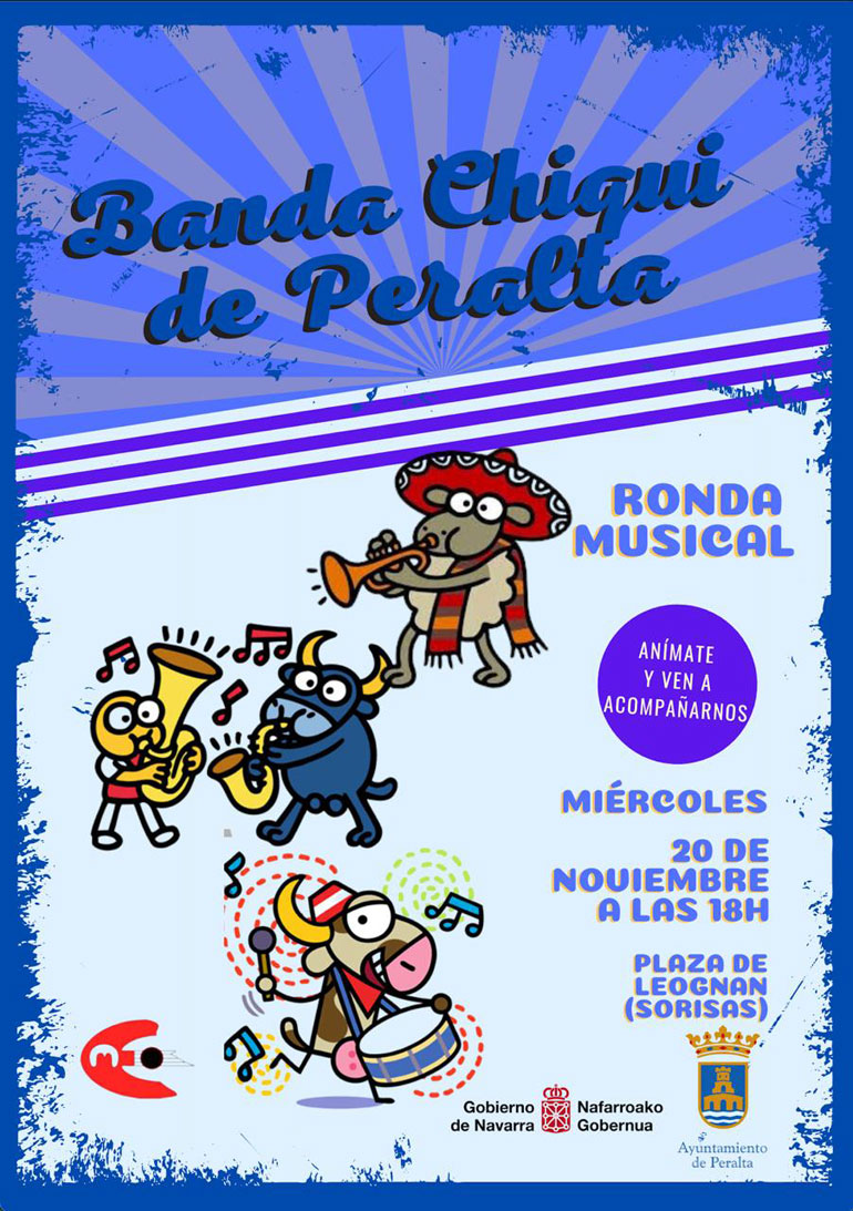 Ronda musical con la Banda Chiqui de Peralta