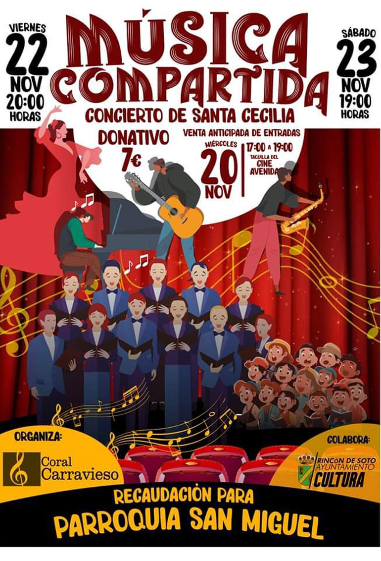 Santa Cecilia: Concierto ‘Música Compartida’