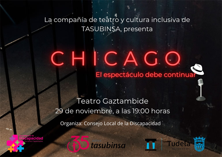 Musical en Tudela ‘Chicago. El espectáculo debe continuar’