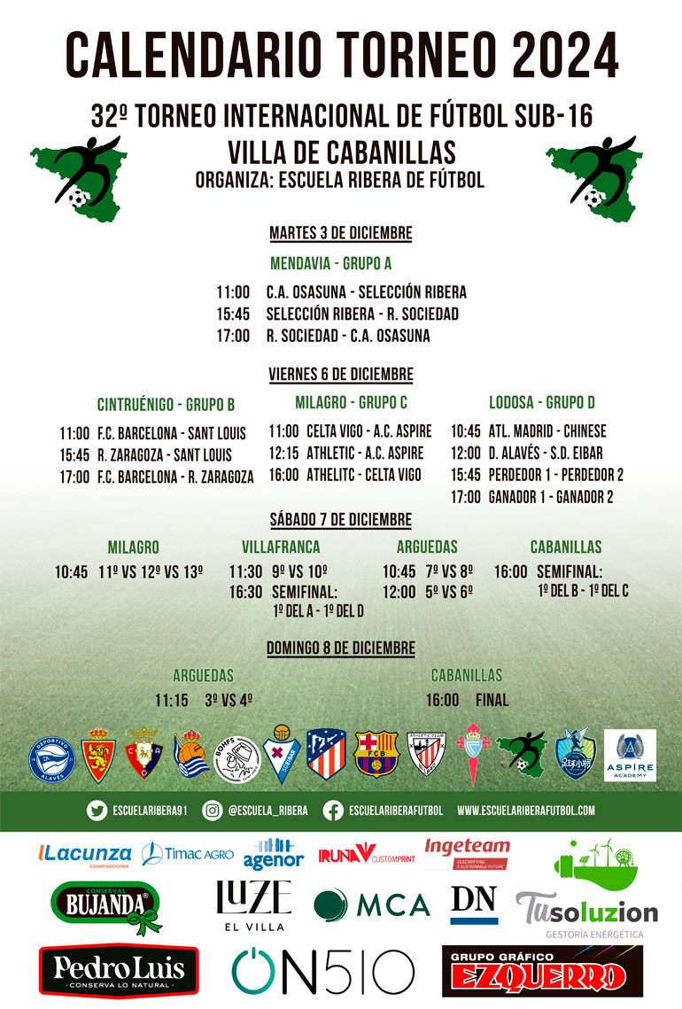 32º Torneo Internacional de Fútbol Sub-16 ‘Villa de Cabanillas’