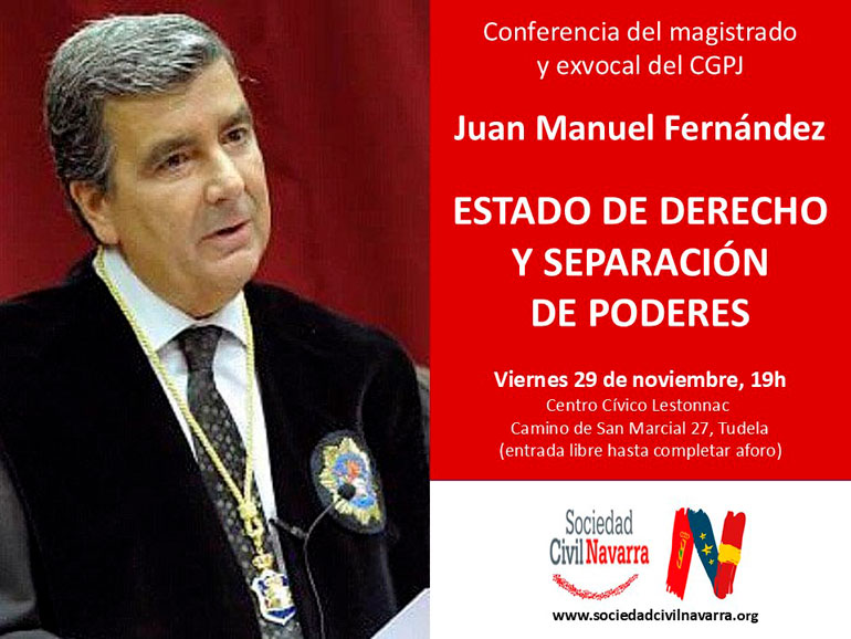 Conferencia ‘Estado de derecho y separación de poderes’