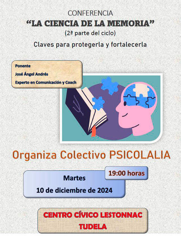 Conferencia ‘La Ciencia de la Memoria’ (2ª parte)