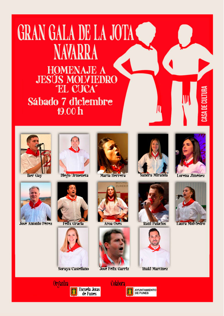 Gran Gala de la Jota Navarra Homenaje a Jesús Molviedro “El Cuca”