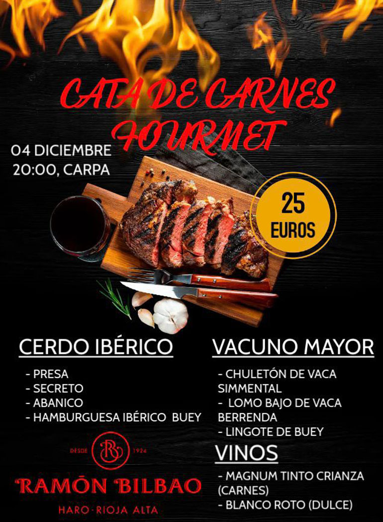 Cata de carnes gourmet