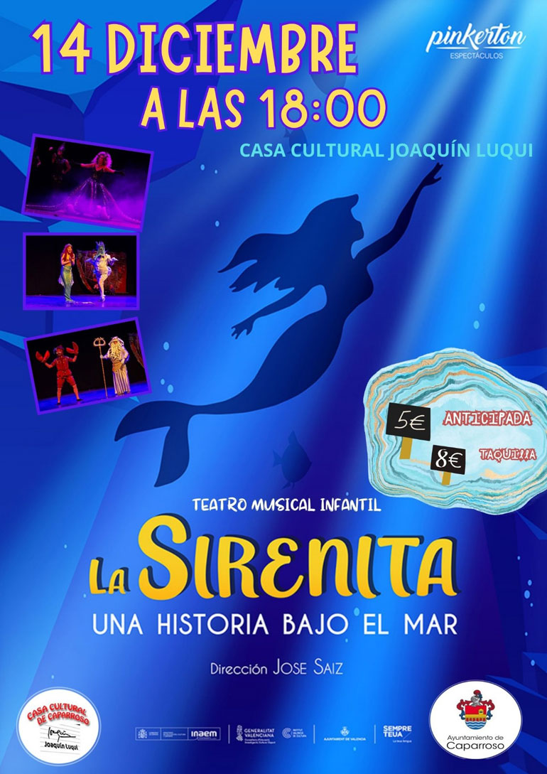 Teatro musical infantil ‘La Sirenita. Una historia bajo el mar’