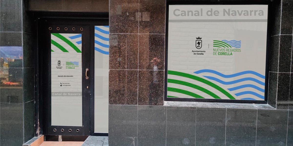 La oficina facilitará información y trámites para convertir el agua del Canal de Navarra en una realidad para Corella