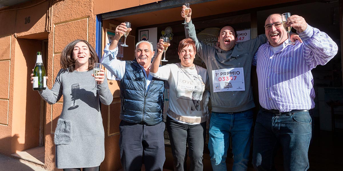 La Administración de Lotería de la calle Mayor de Fitero vendió por terminal un décimo de “El Gordo” en el año 2018, con el número el 3.347, dejando 400.000 euros