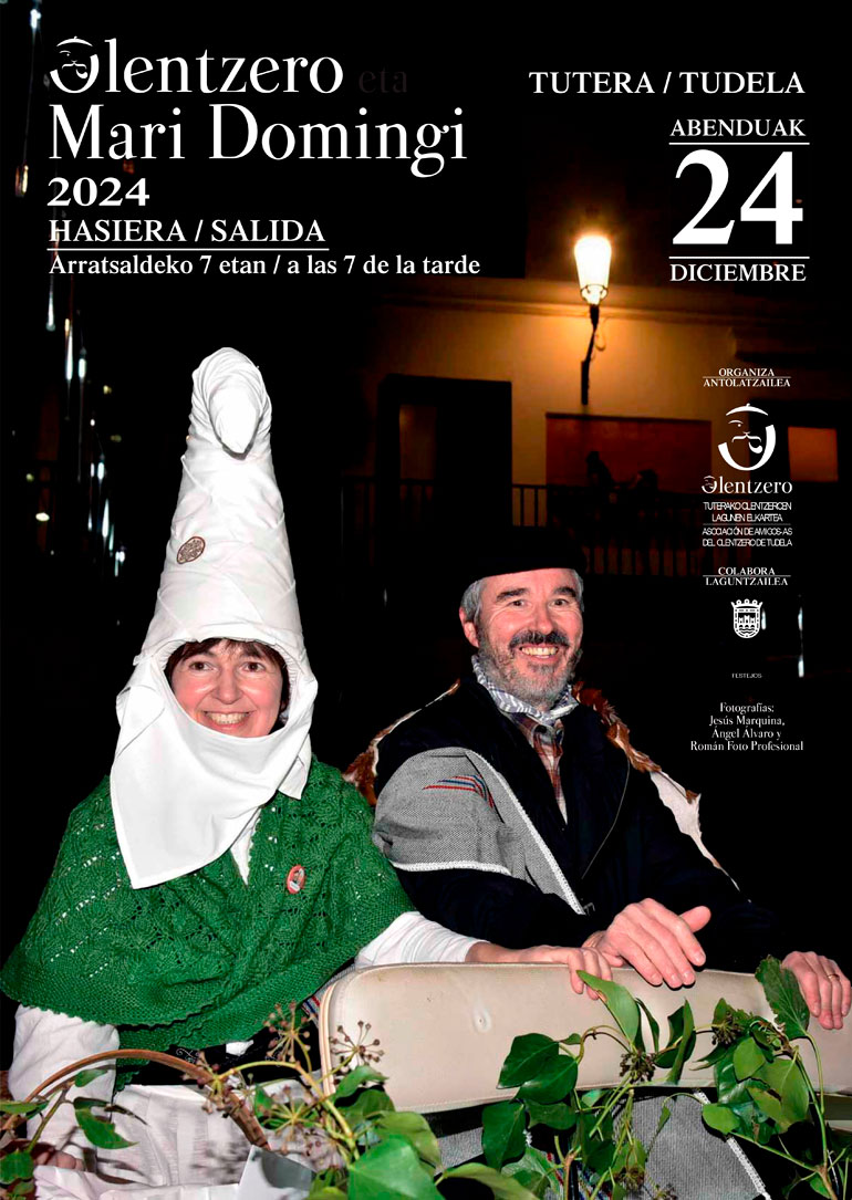 Premio Olentzero Tudela cartel