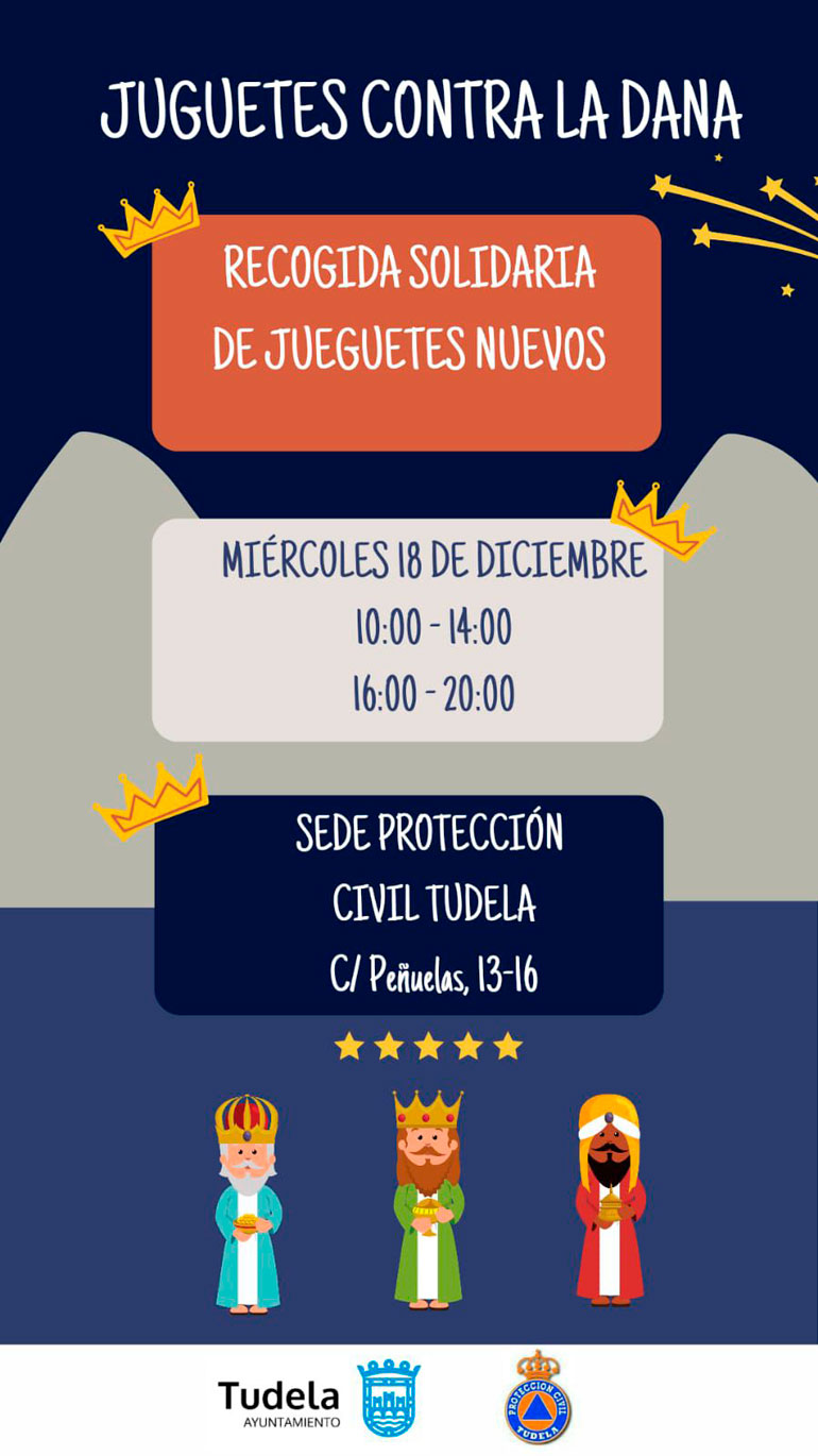 Recogida solidaria de juguetes nuevos contra la DANA