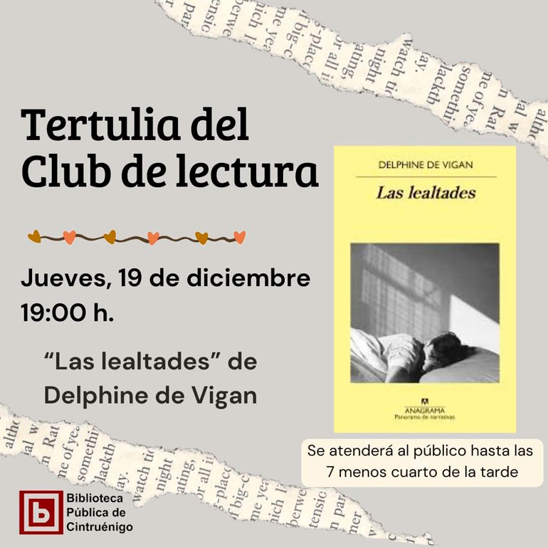 Tertulia del Club de Lectura