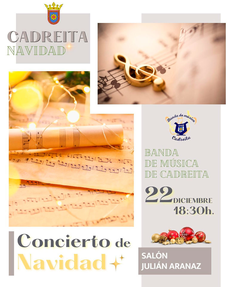 Concierto de Navidad de la Escuela de Música de Cadreita