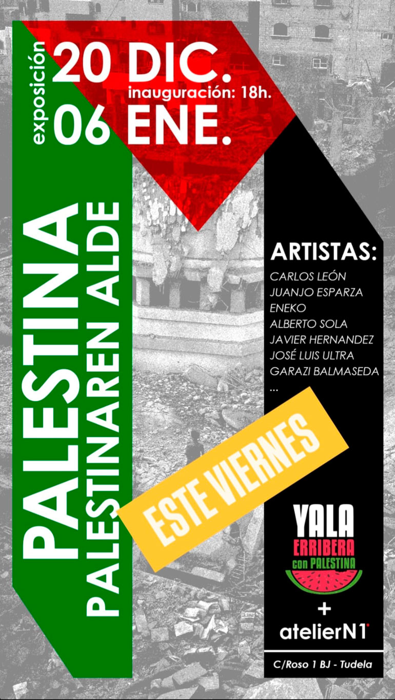 Exposición ‘Palestina - Palestinaren Alde’