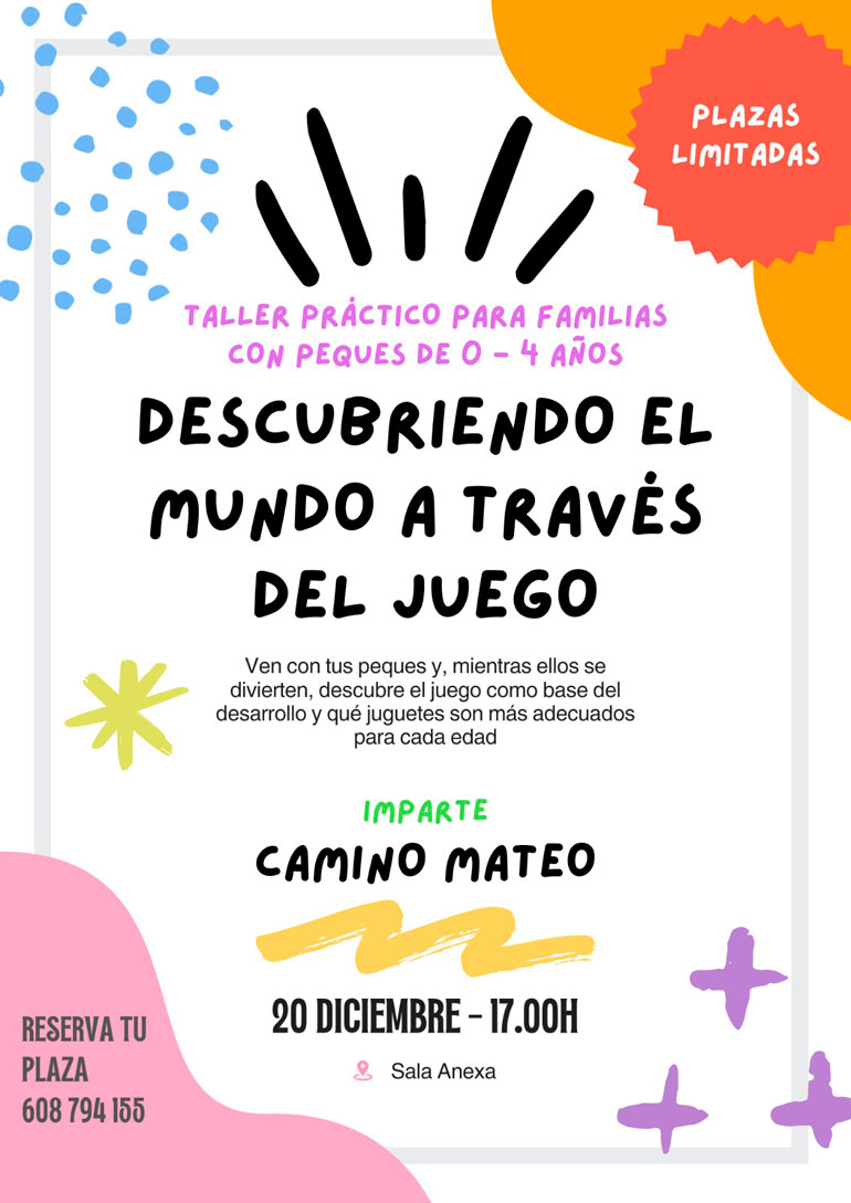 Taller práctico para familias ‘Descubriendo el mundo a través del juego’