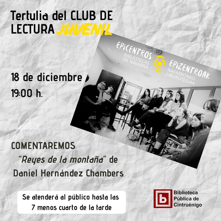 Tertulia del Club de Lectura juvenil
