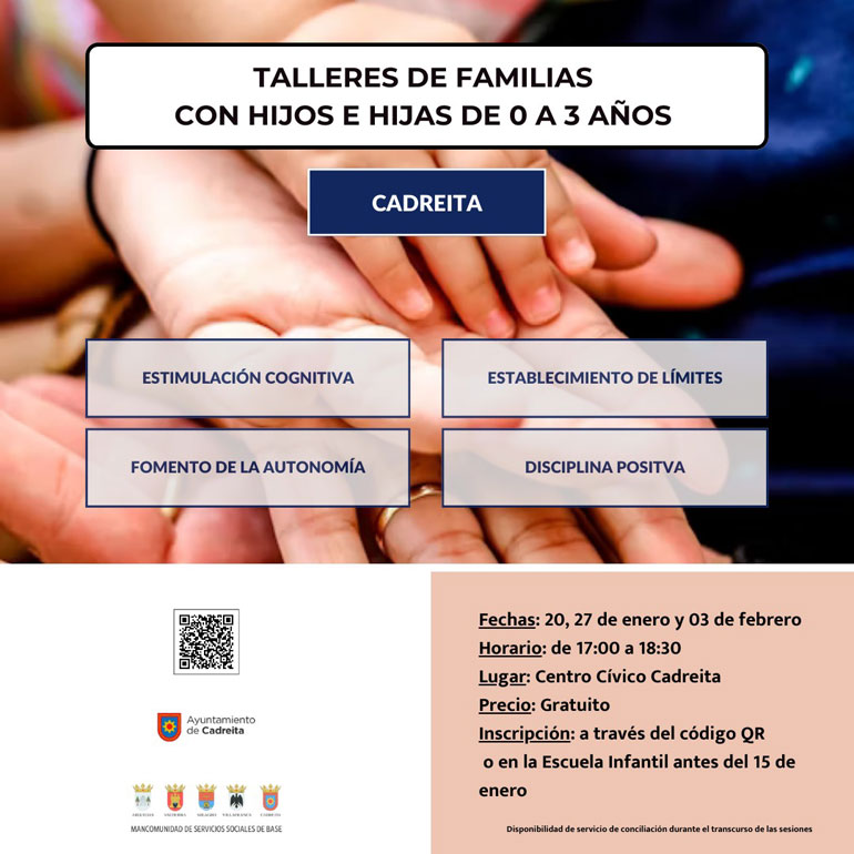 Talleres de familias con hijos e hijas de 0-3 años