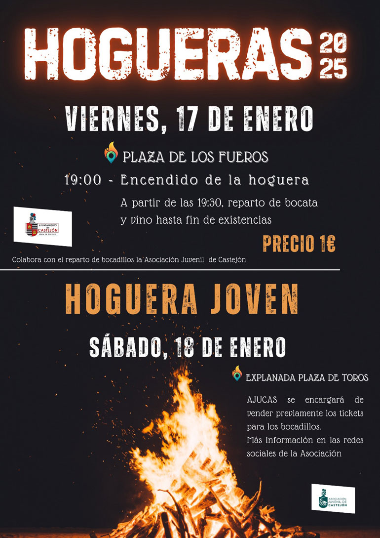 Hogueras de San Antón 2025 en Castejón