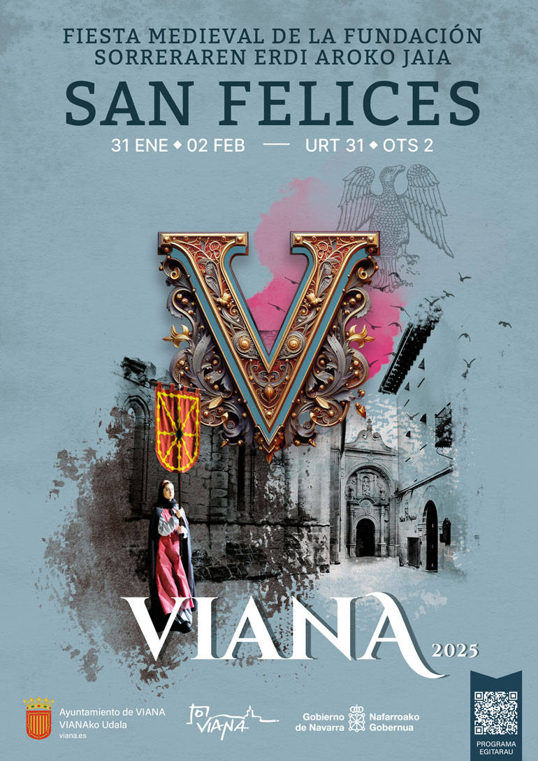 Fiesta medieval de la Fundación San Felices 2025 en Viana