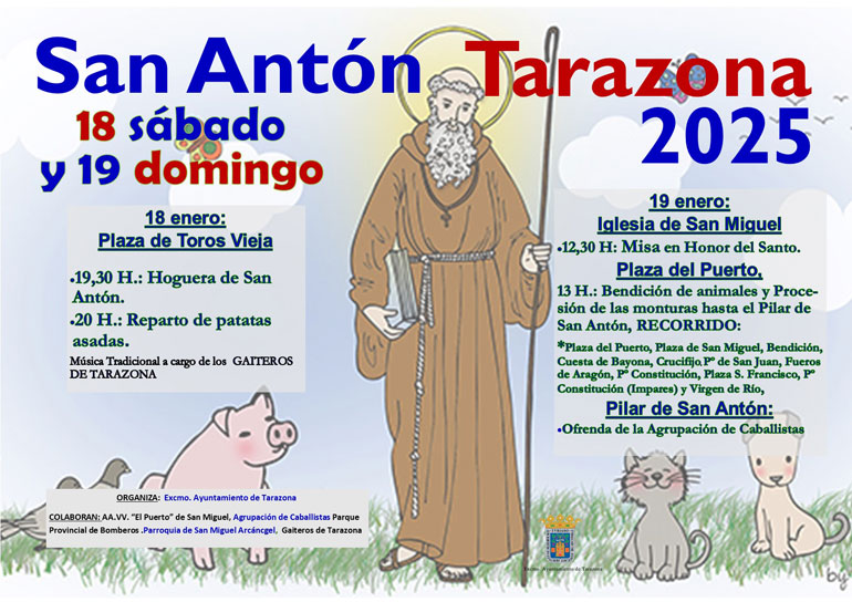 Fiestas de San Antón 2025 en Tarazona