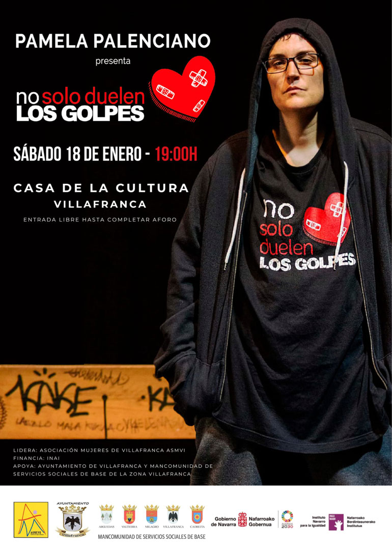 Pamela Palenciano presenta ‘No solo duelen los golpes’