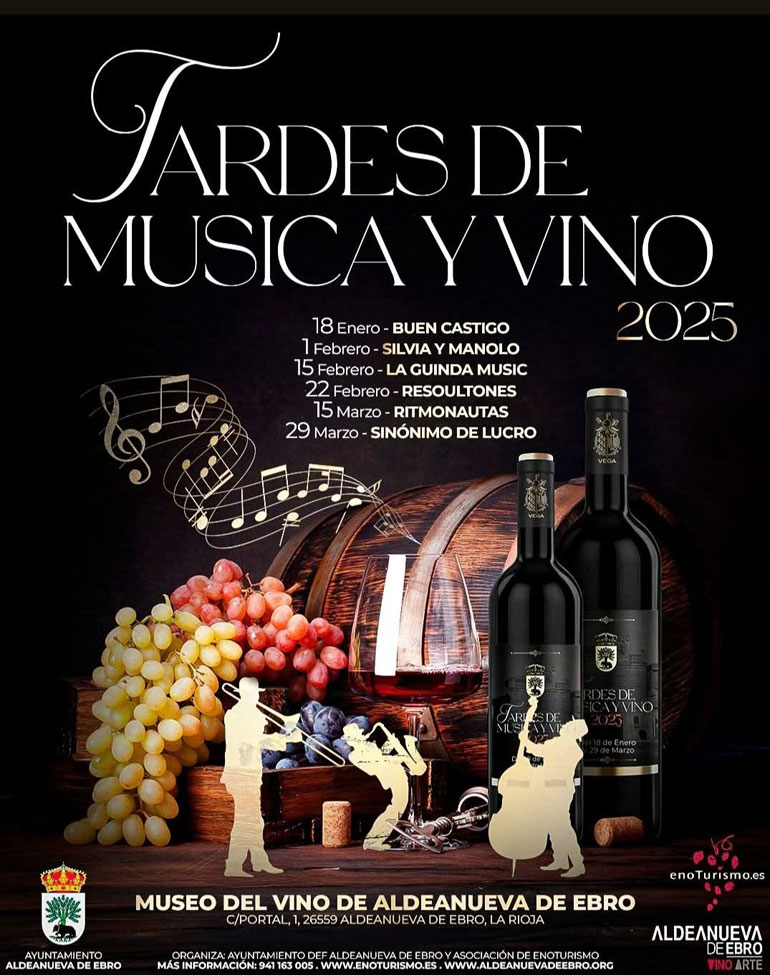 Tardes de Música y Vino 2025 en Aldeanueva de Ebro
