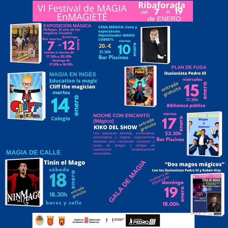 VI Festival de magia EnMagieté 2025 en Ribaforada