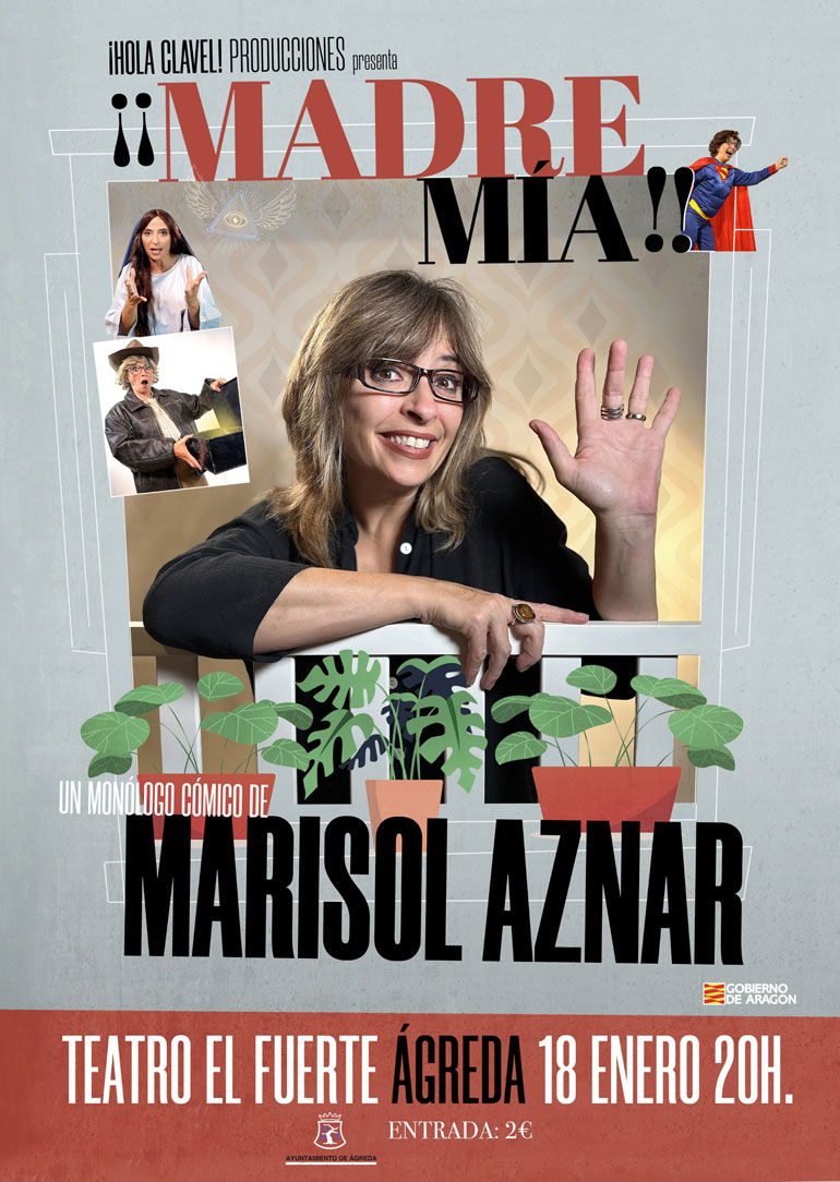 Monólogo cómico ‘¡Madre mía!’ Con Marisol Aznar
