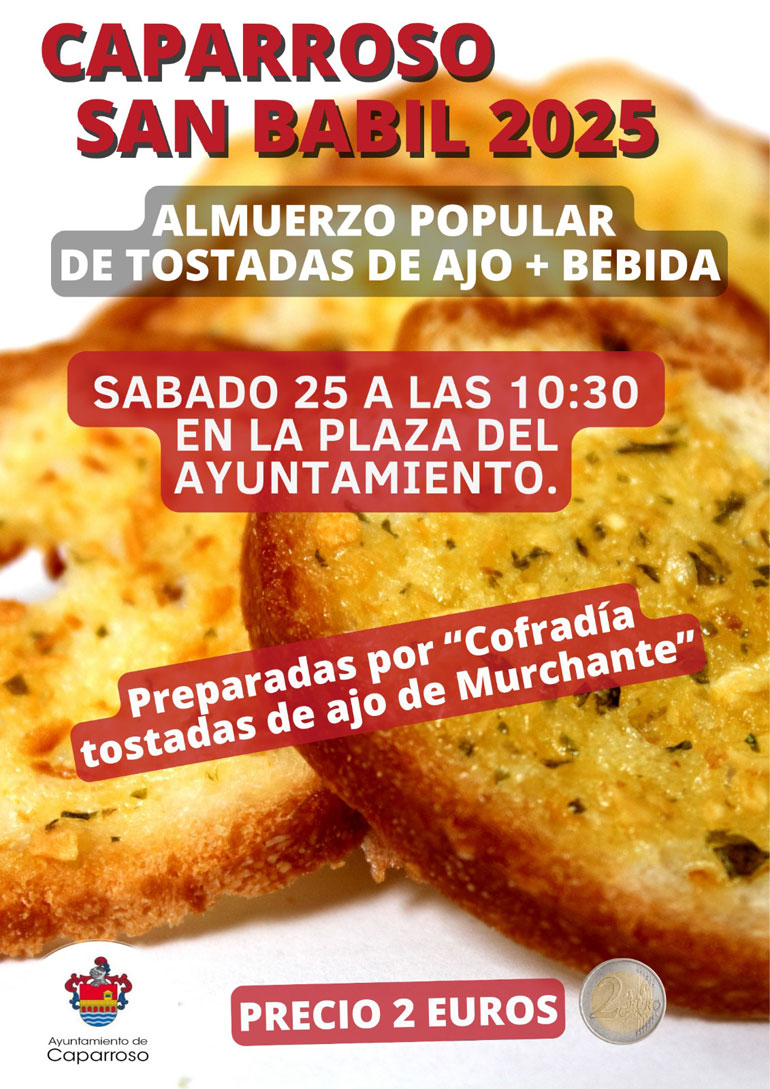 Fiestas de San Babil 2025 en Caparroso almuerzo