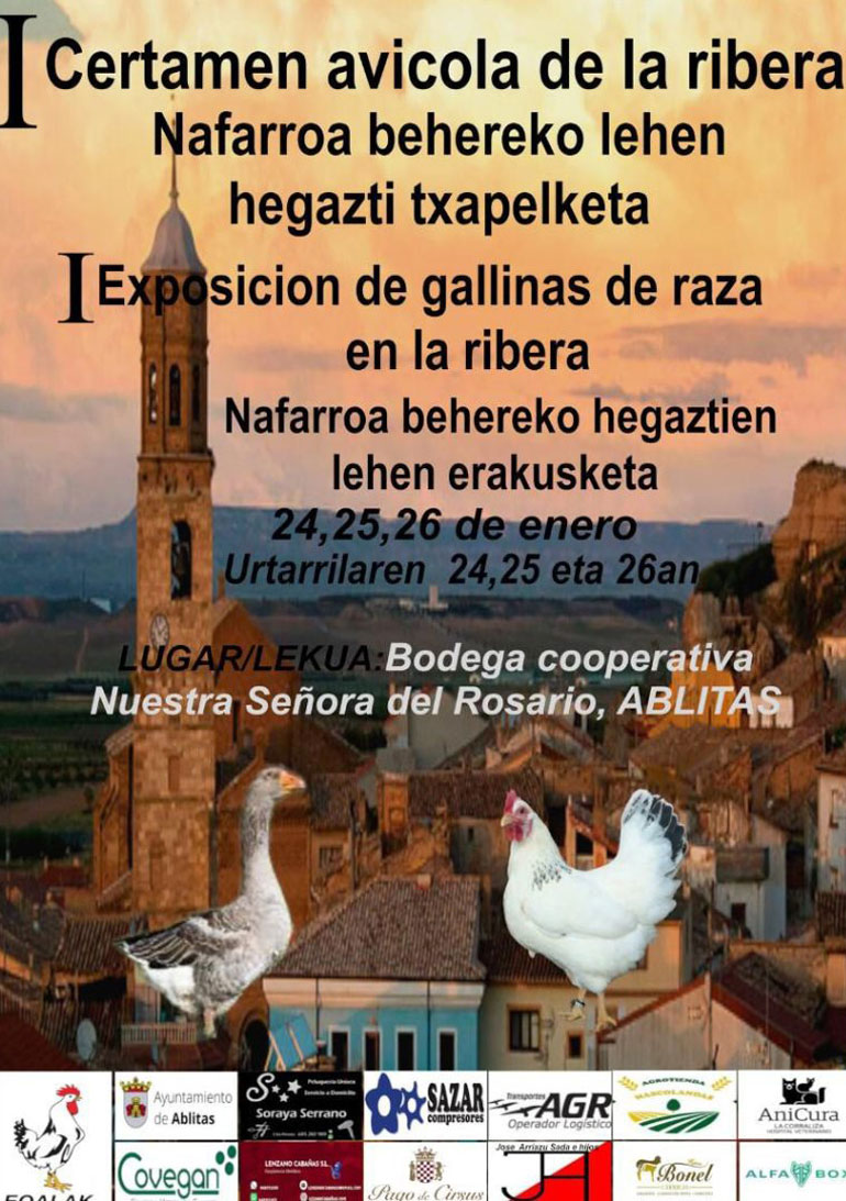 I Certamen avícola de la Ribera y exposición de gallinas de raza