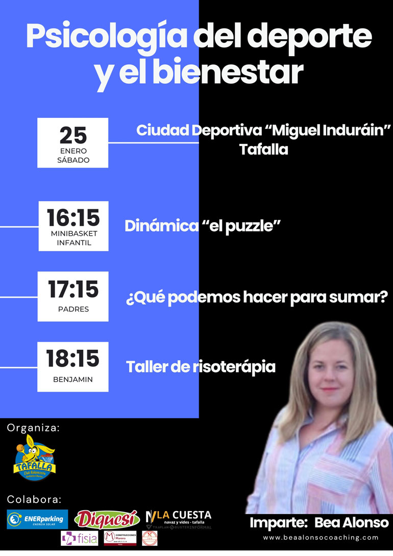Charla ‘Psicología del deporte y el bienestar’