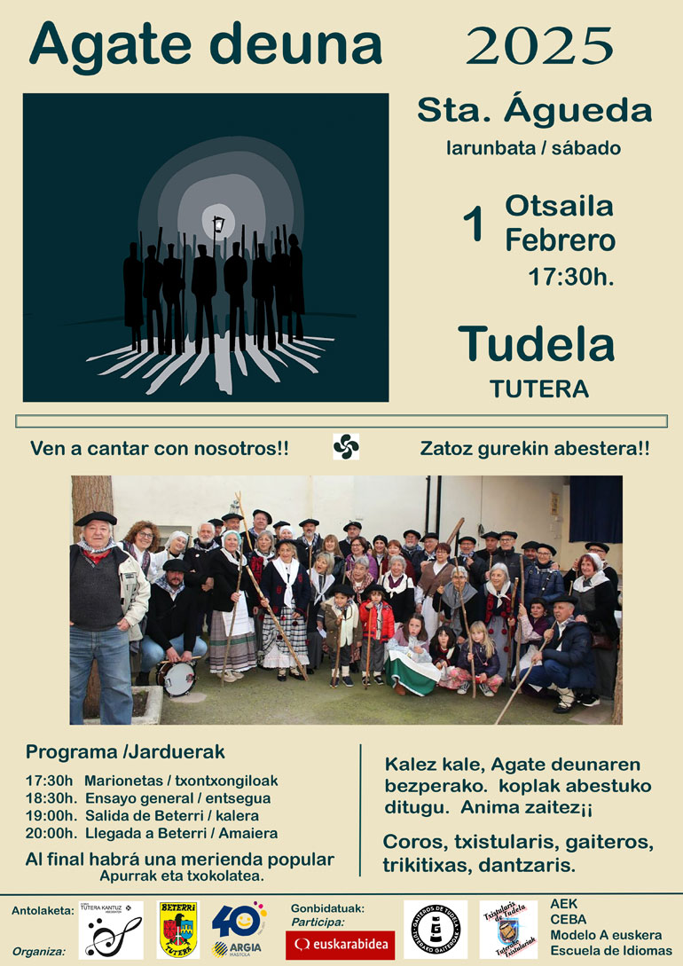 Día de Santa Águeda 2025 en Tudela
