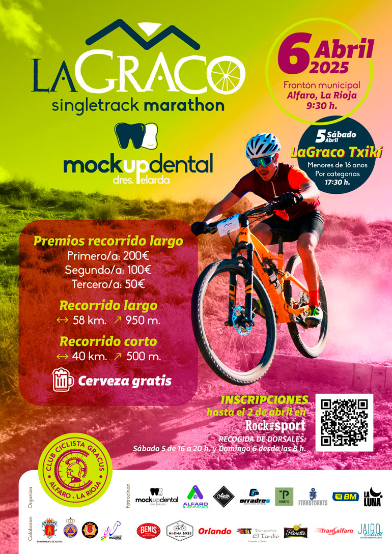 La Graco Singletrack Marathon by Mockup Dental 2025 en Alfaro