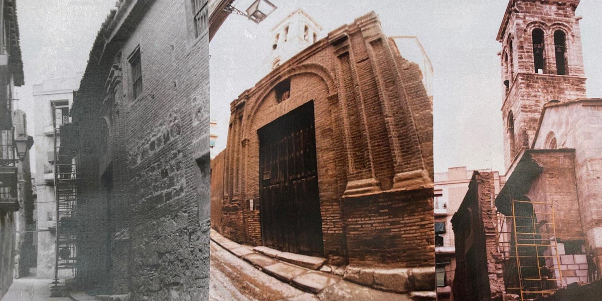 Imagen de la iglesia de Santa María Magdalena en su estado previo a las obras