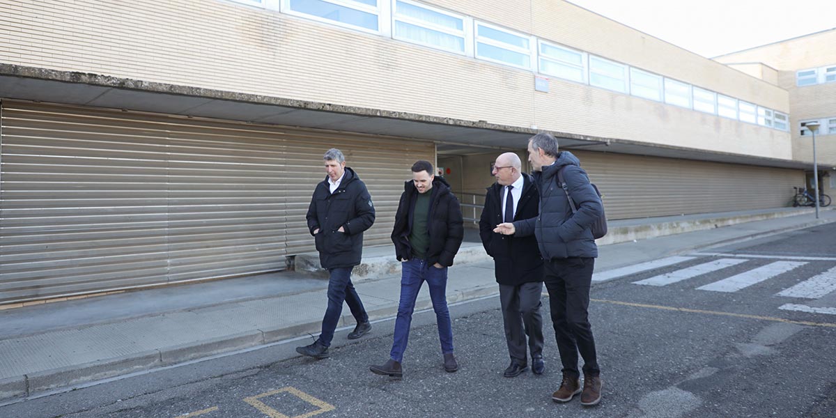Gimeno propone ampliar el IESO La Paz de Cintruénigo para acoger ciclos de Formación Profesional