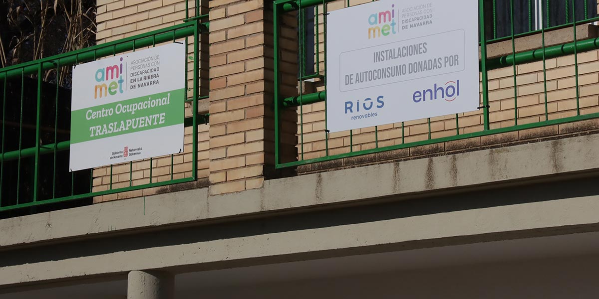 Grupo Enhol y Ríos Renovables impulsan la sostenibilidad en el centro ocupacional Traslapuente de AMIMET 3