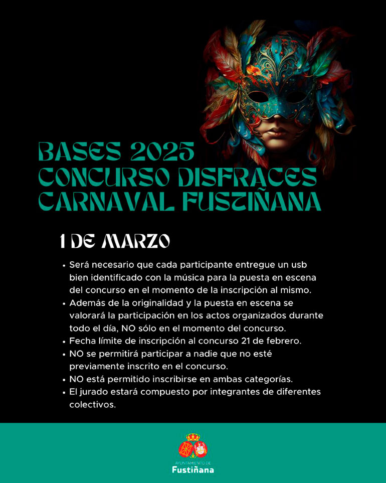 Carnaval 2025 en Fustiñana bases