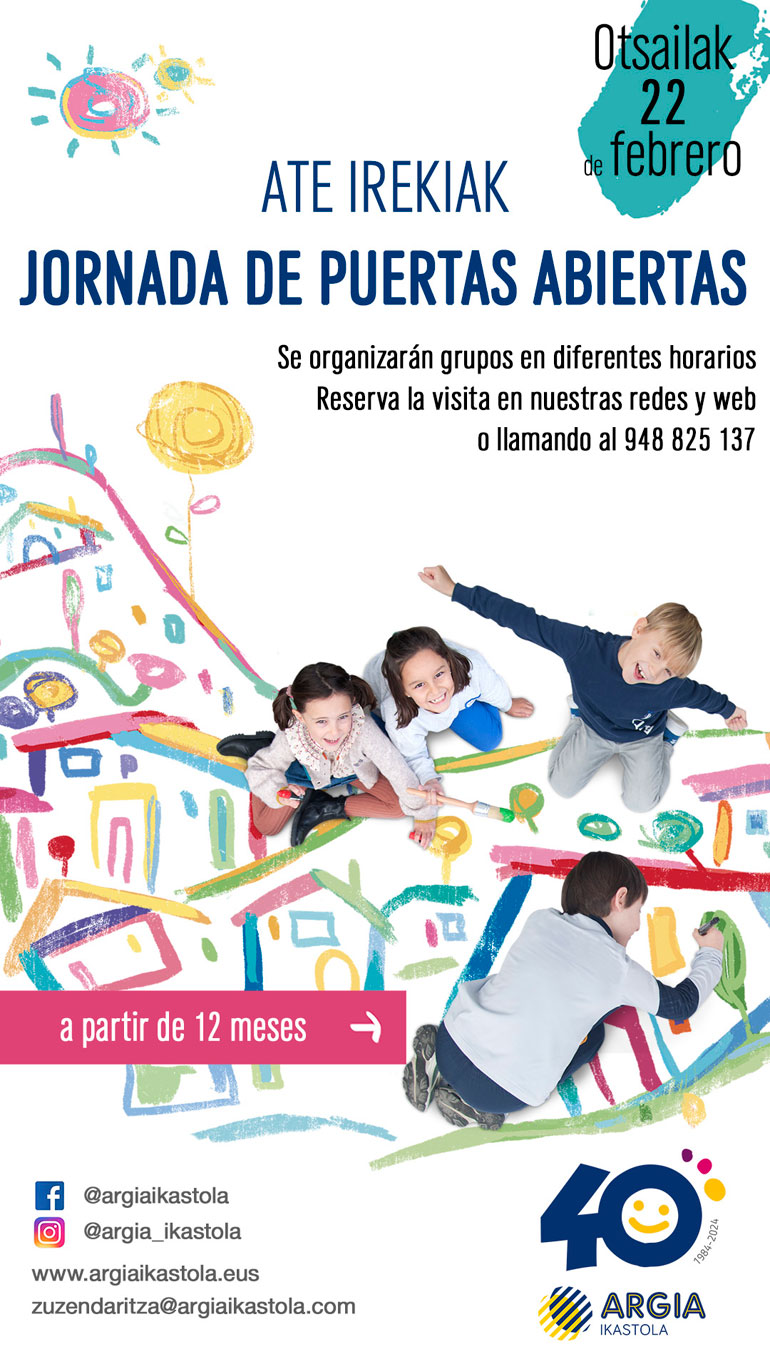 Jornada en Fontellas de Puertas Abiertas en Argia Ikastola