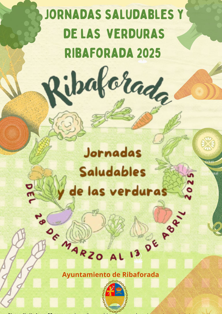 Jornadas Saludables y de las Verduras 2025 en Ribaforada