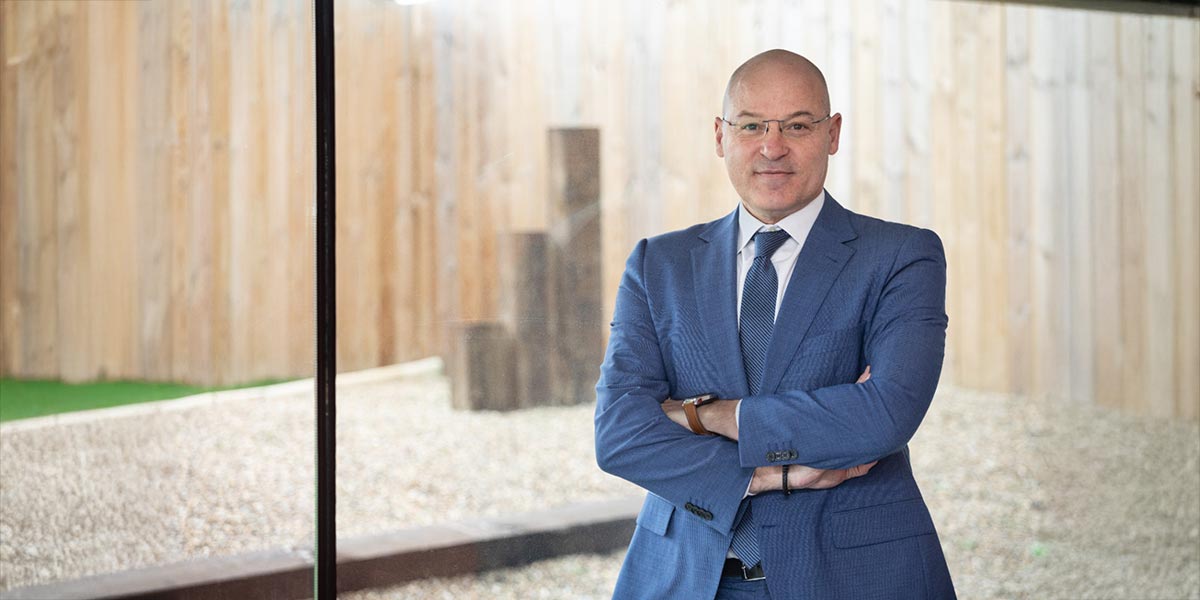 Emilio Lezana Pérez,  gerente de la Fundación Laboral de la Construcción en Navarra