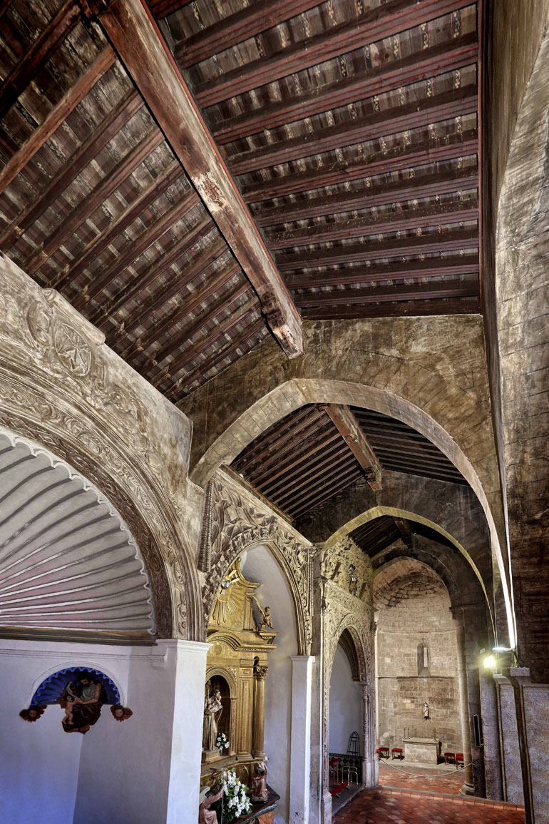 Interior de la Iglesia de Santa María Magdalena de Tarazona (FOTO Foto Ángel)
