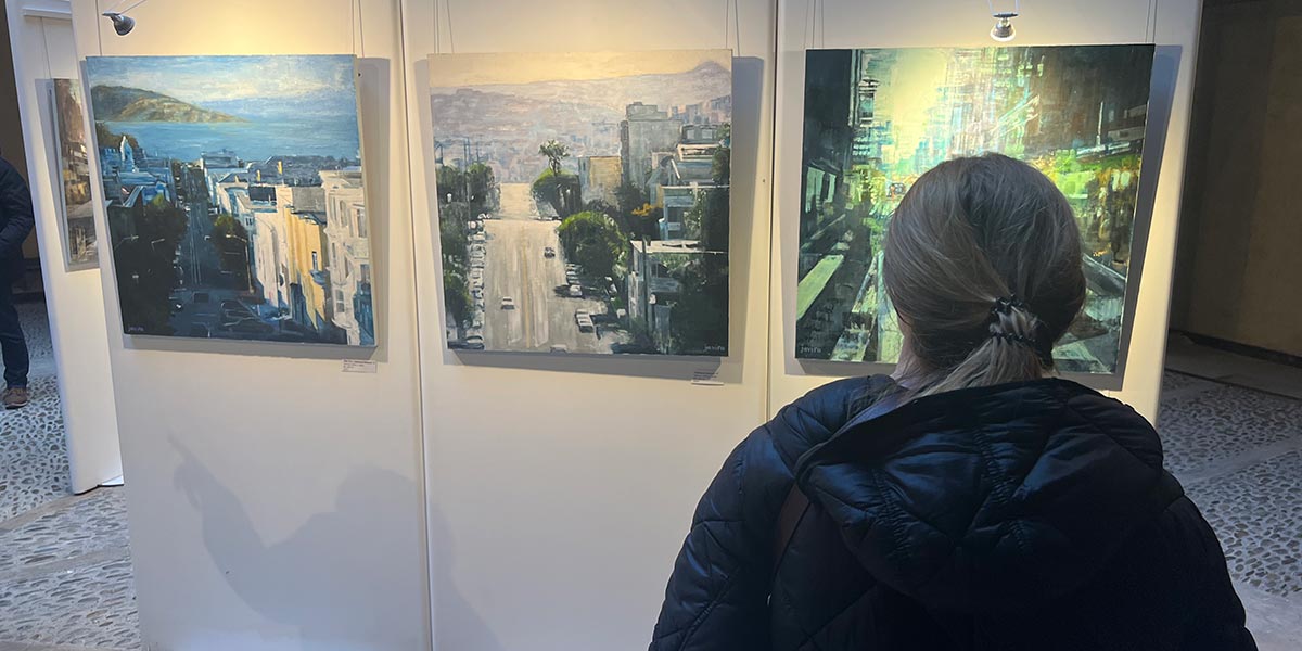 Exposición ‘Visiones en asfalto’ de Javier Rodríguez en UNED Tudela 6