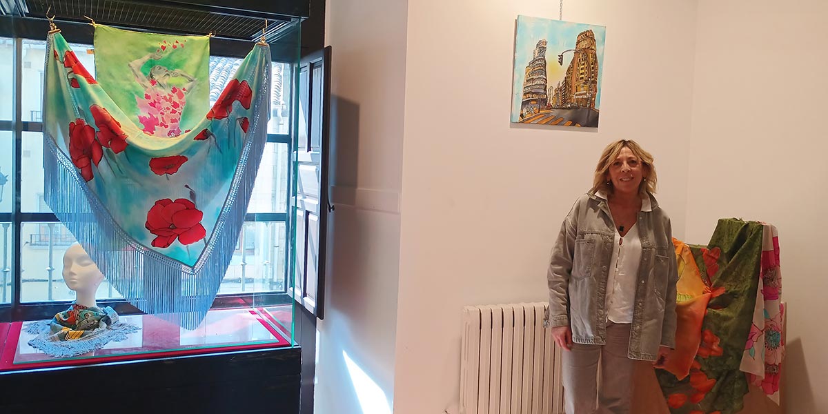 Elisenda Hernández expone ‘Esencia y seda’ en Ágreda 1