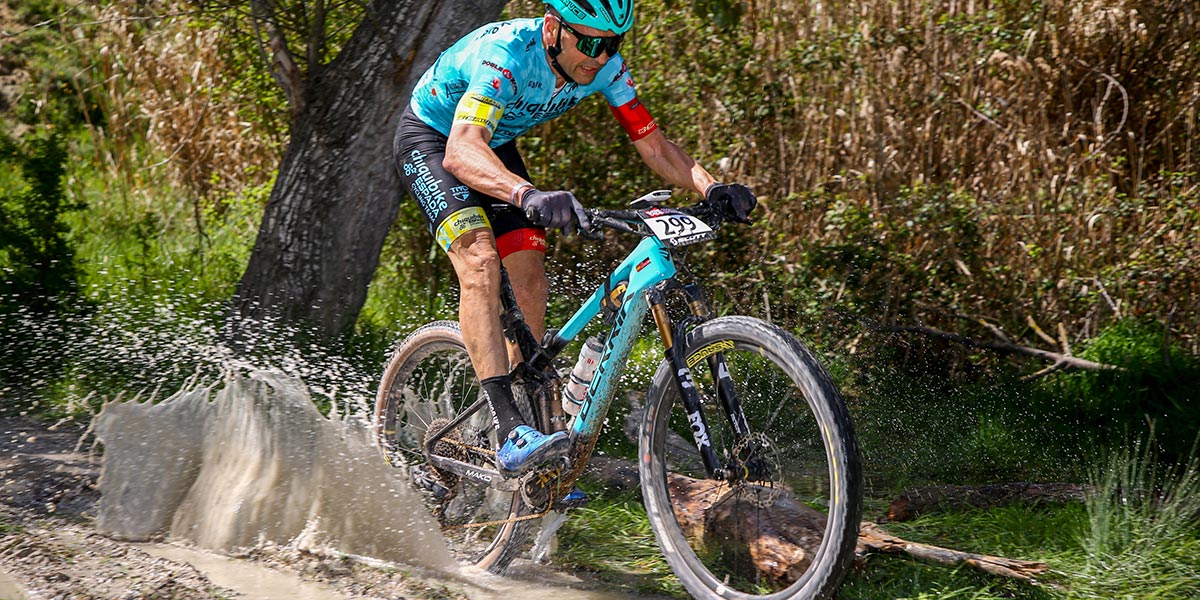 El biker tudelano Tito Espada participó en la VolCAT de Igualada 2