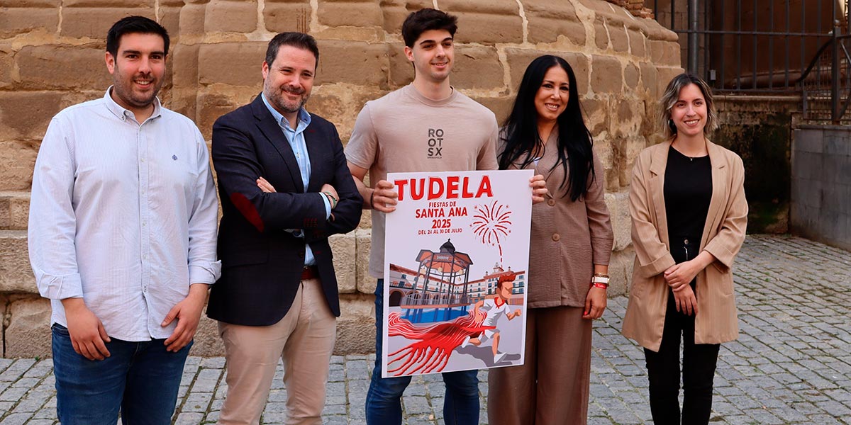 Faja Revuelta será la imagen oficial de las Fiestas de Santa Ana 2025 en Tudela