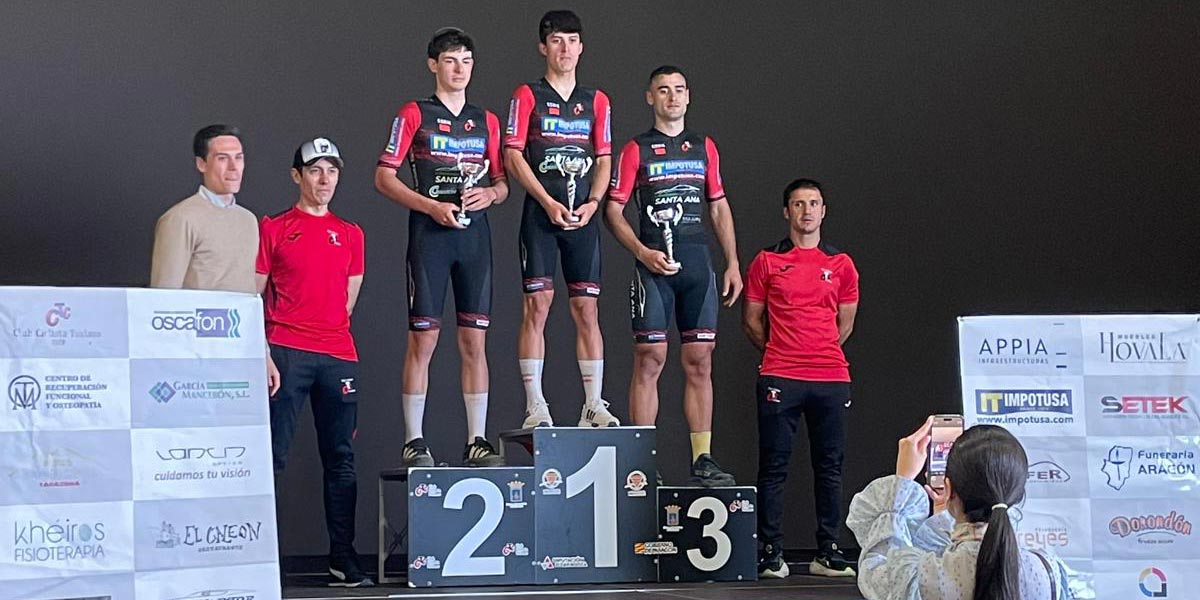 Los mejores del Podium General de XCO en Tarazona